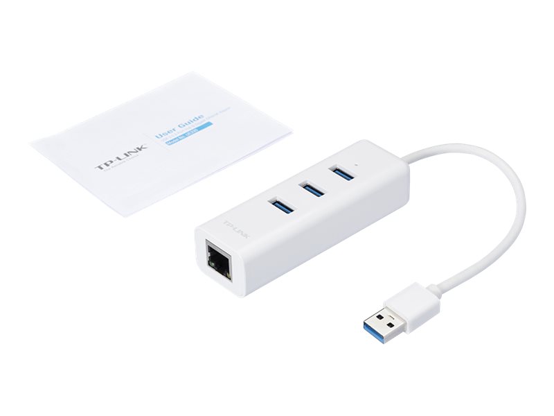 TP-LINK | USB 3.0 3-Port Hub & Gigabit Ethernet Adapter 2 in 1 USB Adapter | UE330 - Image 14