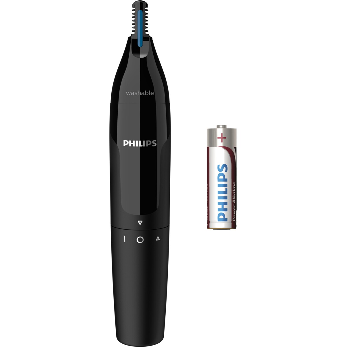 Philips | Nose and Ear Trimmer | NT1650/16 | Nose Hair Trimmer | Wet & Dry | Black - Image 2