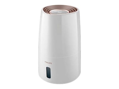 Philips | HU3916/10 | Humidifier | 25 W | Water tank capacity 3 L | Suitable for rooms up to 45 m² | NanoCloud technology | Humidification capacity 300 ml/hr | White/Rose gold - Image 2