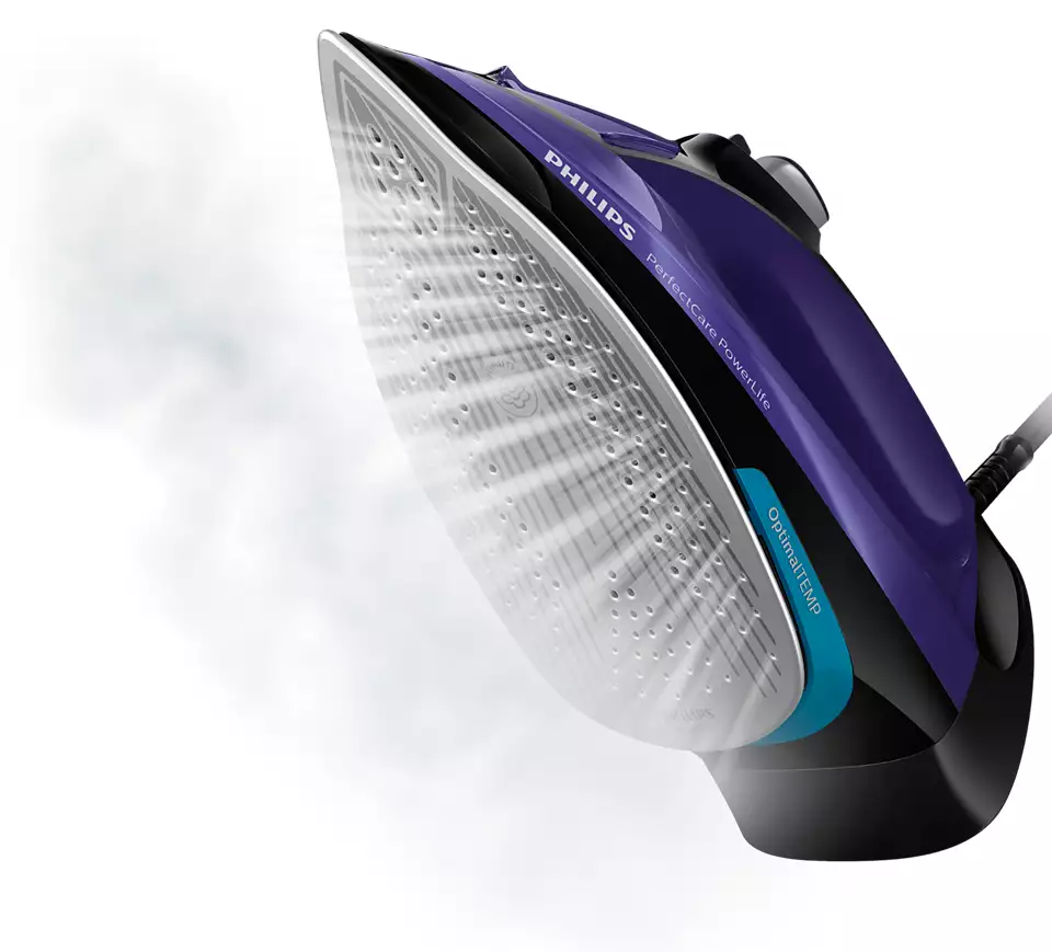 Philips | GC3925/30 | Steam Iron | 2500 W | Water tank capacity 300 ml | Continuous steam 45 g/min | Purple - Image 3