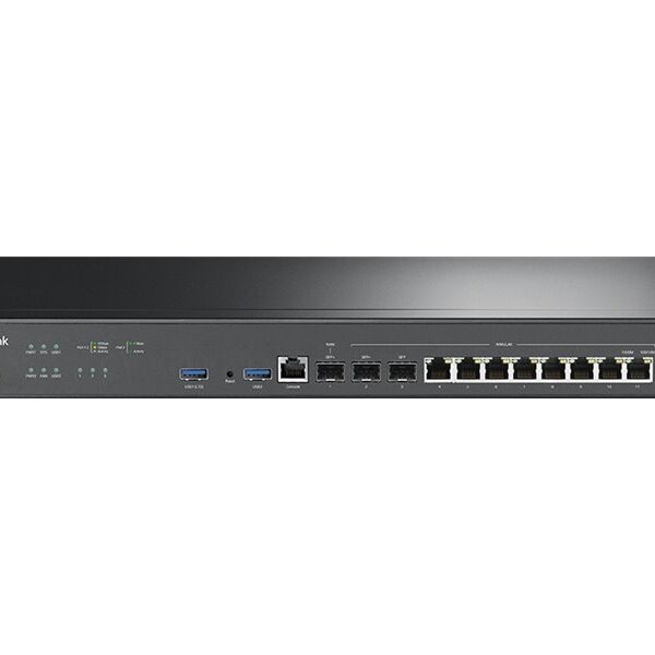 Omada VPN Router with 10G Ports | ER8411 | 10/100/1000 Mbit/s | Ethernet LAN (RJ-45) ports 8 | Mesh Support No | MU-MiMO No | 4G