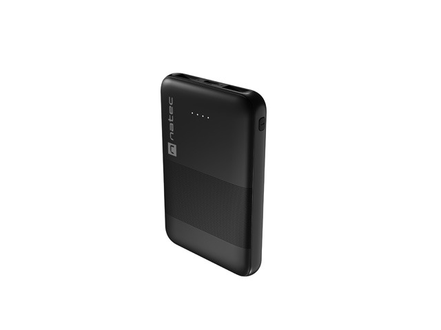Natec | Power Bank | Trevi Compact | 5000 mAh | 1 x USB-C, 2 x USB A | Black - Image 4