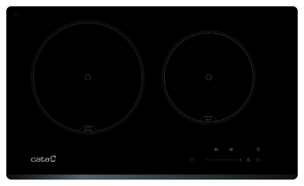 CATA | Hob | IB 2 PLUS BK/A | Induction | Number of burners/cooking zones 2 | Touch | Timer | Black