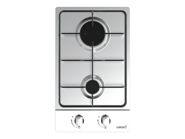CATA | Hob | GI 3002 X | Gas | Number of burners/cooking zones 2 | Rotary knobs | Stainless steel - Image 2