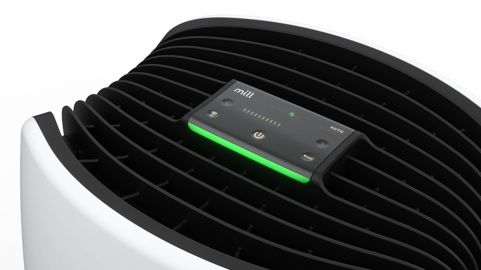 Mill | Silent Pro Air Purifier | APSILENT | Suitable for rooms up to 115 m² | 68.3 m³ | White/Black - Image 4