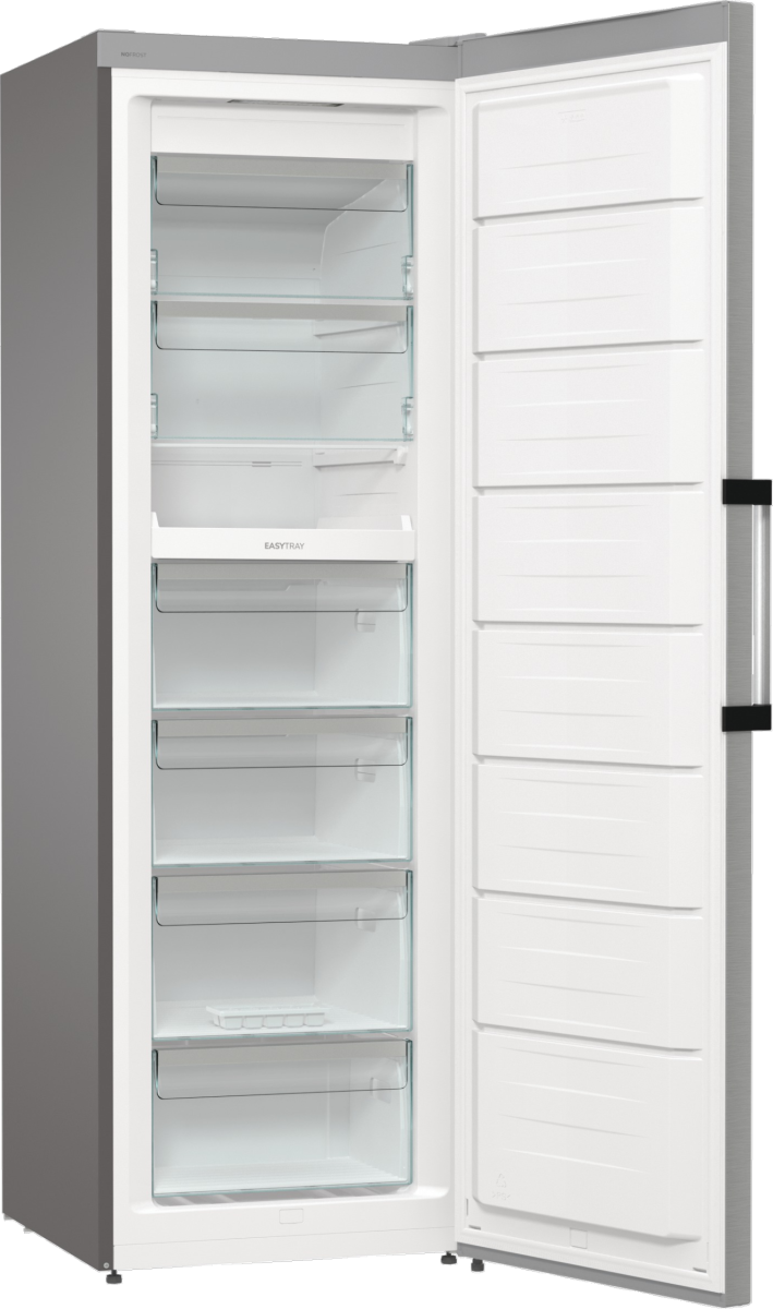 Gorenje Freezer | FN619EAXL6 | Energy efficiency class E | Upright | Free standing | Height 185 cm | Total net capacity 280 L | No Frost system | Grey - Image 3