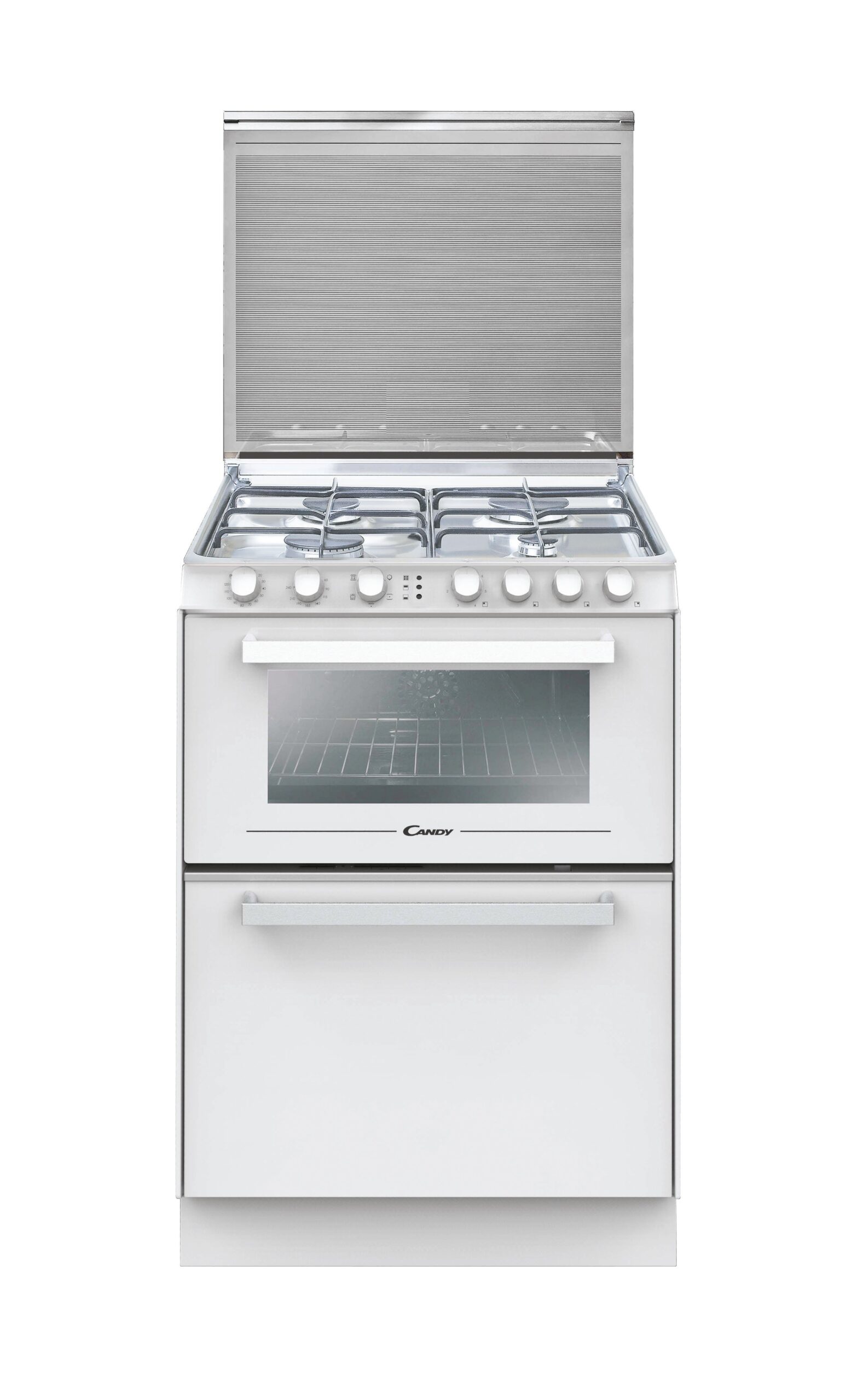 Candy | Oven | TRIO4GWNT/1 | 40 L | Gas | Manual | Knobs | Height 87.5 cm | Width 60 cm | White