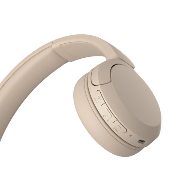 Sony WH-CH520 Wireless Headphones, Beige | Sony | Wireless Headphones | WH-CH520 | Wireless | On-Ear | Microphone | Noise canceling | Wireless | Beige - Image 7