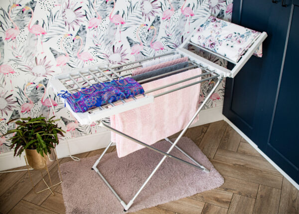 Adler | Foldable electric clothes drying rack | AD 7821 | Silver/White | IP22 - Image 10