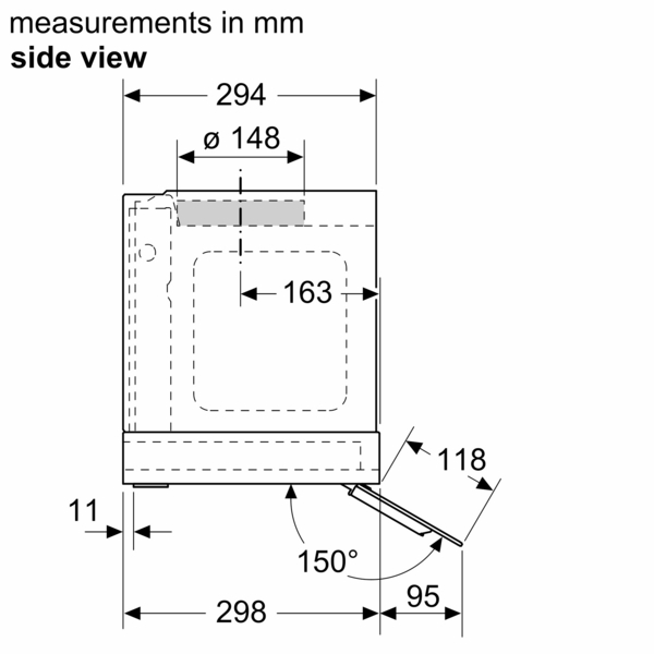 Bosch | Hood | DBB67AM60 Series 6 | Canopy | Energy efficiency class B | Width 59.7 cm | 460 m³/h | Touch control | LED | Black - Image 12