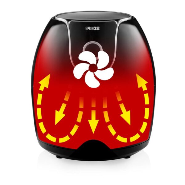 Princess | Aerofryer XXL | 182055 | Power 1700 W | Capacity 5.2 L | Black - Image 3