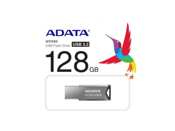 ADATA | USB Flash Drive | UV350 | 128 GB | USB 3.2 | Silver - Image 7