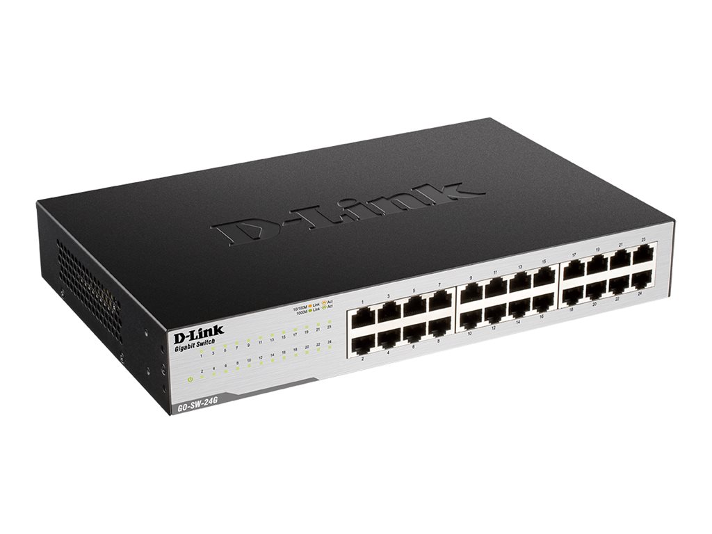 D-Link | 24-Port Gigabit Easy Desktop Switch | GO-SW-24G | Unmanaged | Desktop/Rackmountable | 24 month(s) - Image 2