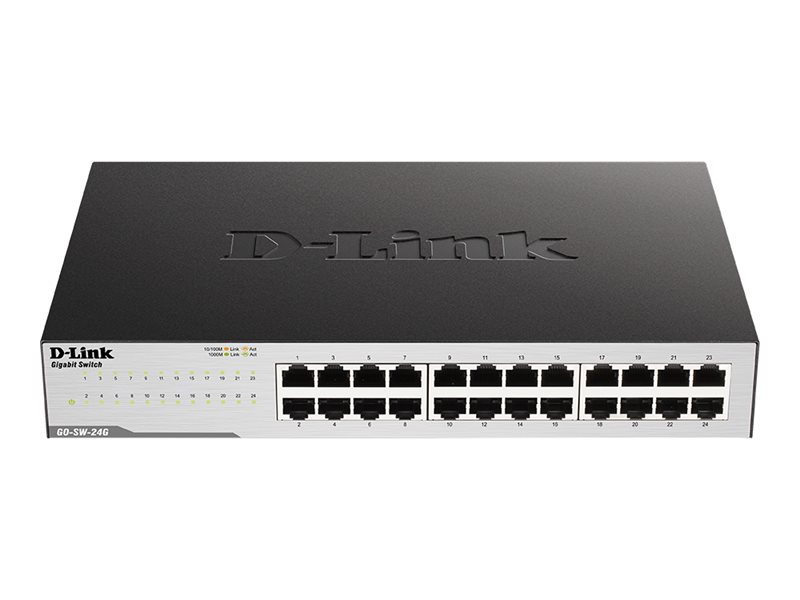 D-Link | 24-Port Gigabit Easy Desktop Switch | GO-SW-24G | Unmanaged | Desktop/Rackmountable | 24 month(s) - Image 4