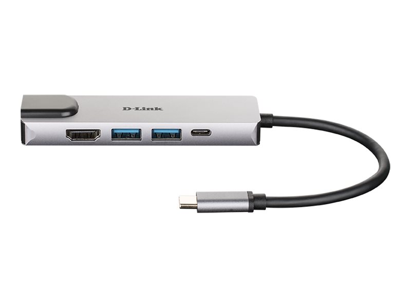 D-Link | 5-in-1 USB-C Hub with HDMI/Ethernet and Power Delivery | DUB-M520 | USB-C Hub | Warranty 24 month(s) - Image 4
