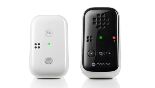 Motorola | Audio Baby Monitor | PIP10 | DECT Wireless Technology; High sensitivity microphone and crystal clear sound; Low Battery Alert; Mute/sound detection alert; Portable parent unit | White