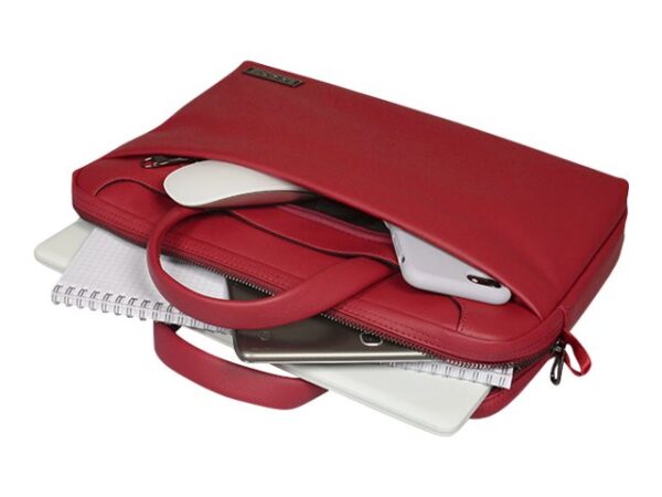 PORT DESIGNS | Zurich | Fits up to size 14/15,6 " | Toploading | Red | Shoulder strap - Image 3
