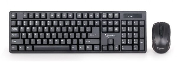 Gembird | Wireless Desktop Set | KBS-W-01_LT | Keyboard and Mouse Set | Wireless | Mouse included | US/LT | Black | Numeric keypad - Image 2