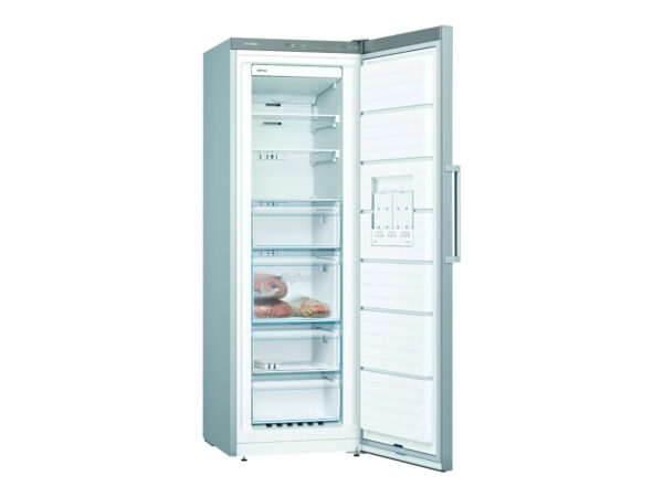 Bosch | Freezer | GSN33VLEP | Energy efficiency class E | Upright | Free standing | Height 176 cm | Total net capacity 225 L | No Frost system | Stainless Steel - Image 4