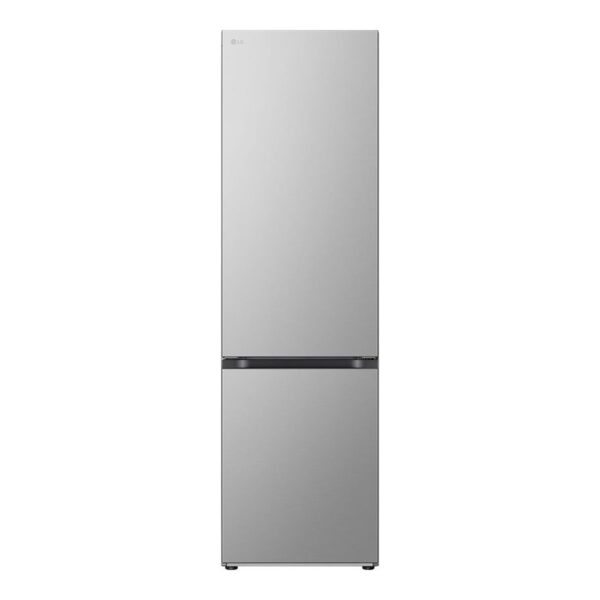 LG | Refrigerator | GBV3200CPY | Energy efficiency class C | Free standing | Combi | Height 203 cm | No Frost system | Fridge net capacity 277 L | Freezer net capacity 110 L | Display | 35 dB | Silver