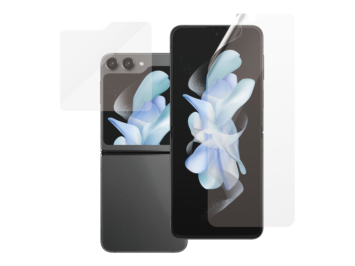 PanzerGlass | Screen protector | Samsung | Z flip5 CF AB | Thermoplastic polyurethane (TPU); Tempered glass; Polyethylene terephthalate (PET) | Transparent
