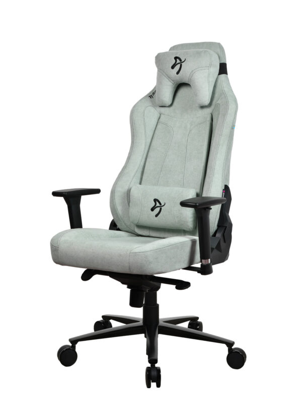 Arozzi Frame material: Metal; Wheel base: Aluminium; Upholstery: Soft Fabric | Arozzi | Gaming Chair | Vernazza SoftFabric | Pearl Green - Image 3