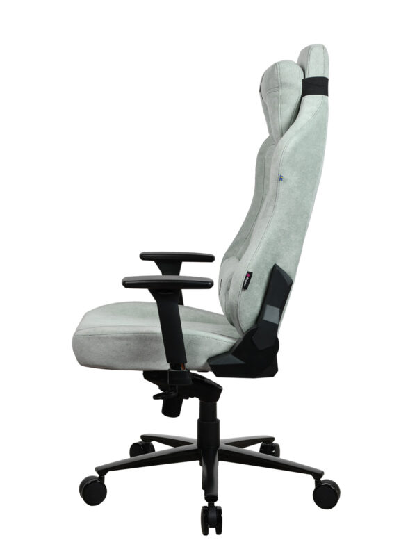 Arozzi Frame material: Metal; Wheel base: Aluminium; Upholstery: Soft Fabric | Arozzi | Gaming Chair | Vernazza SoftFabric | Pearl Green - Image 4