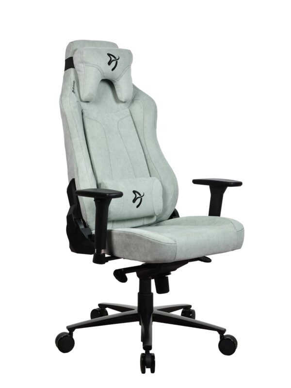 Arozzi Frame material: Metal; Wheel base: Aluminium; Upholstery: Soft Fabric | Arozzi | Gaming Chair | Vernazza SoftFabric | Pearl Green - Image 9