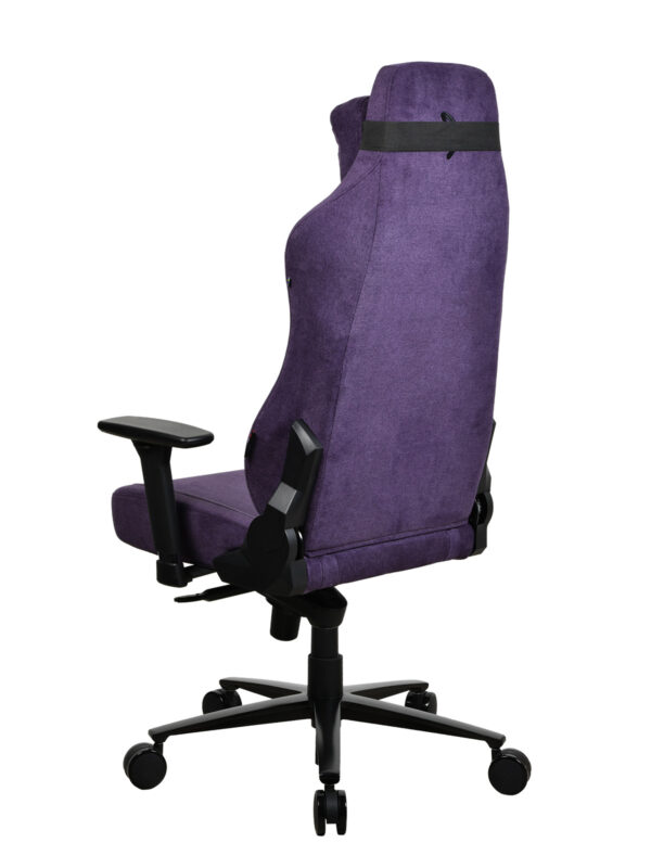 Arozzi Frame material: Metal; Wheel base: Aluminium; Upholstery: Soft Fabric | Arozzi | Gaming Chair | Vernazza SoftFabric | Purple - Image 5