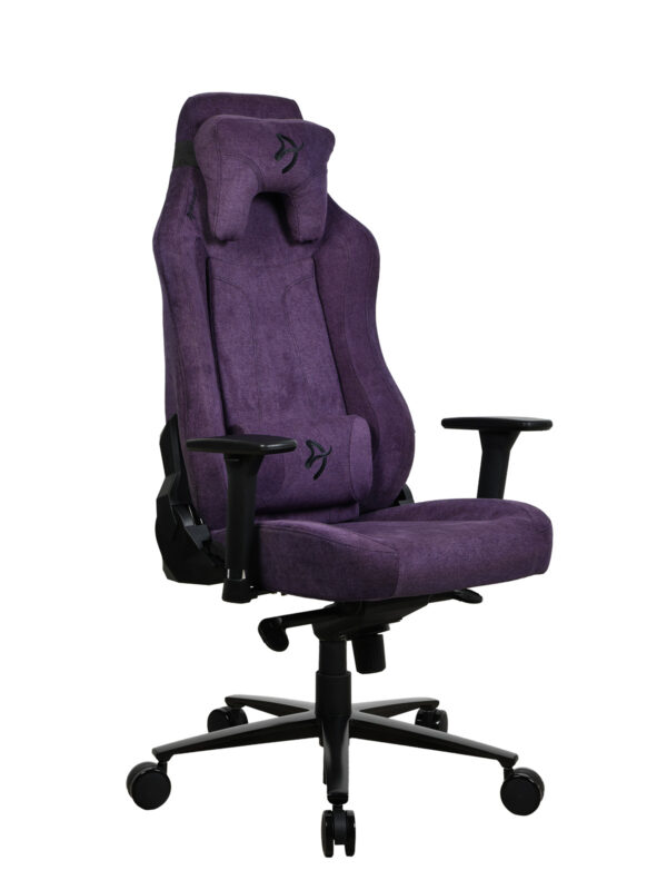 Arozzi Frame material: Metal; Wheel base: Aluminium; Upholstery: Soft Fabric | Arozzi | Gaming Chair | Vernazza SoftFabric | Purple - Image 9