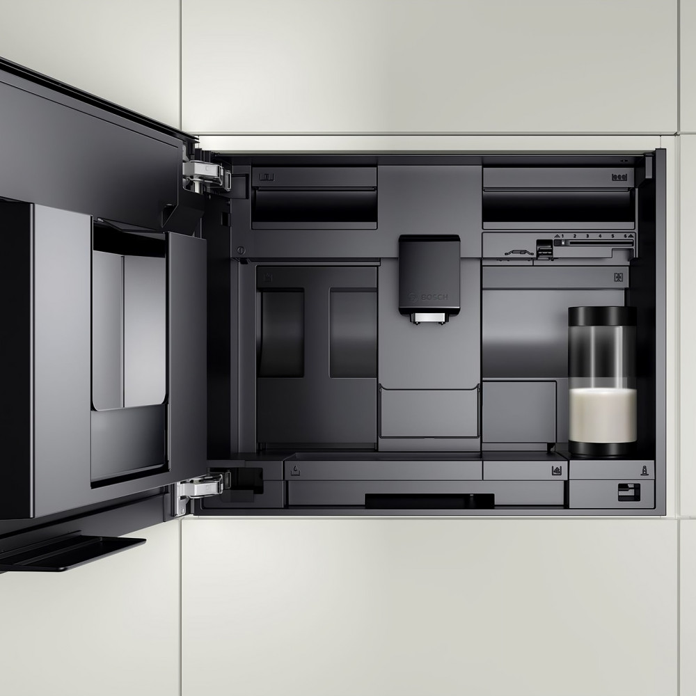 Bosch | Built-in Coffee Machine | CTL7181B0 | Pump pressure 19 bar | Built-in milk frother | Automatic | Black - Image 3