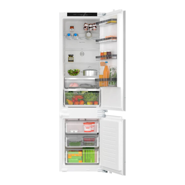 Bosch | Refrigerator | KIN96VFD0 | Energy efficiency class D | Built-in | Combi | Height 193.5 cm | No Frost system | Fridge net capacity 215 L | Freezer net capacity 75 L | Display | 34 dB