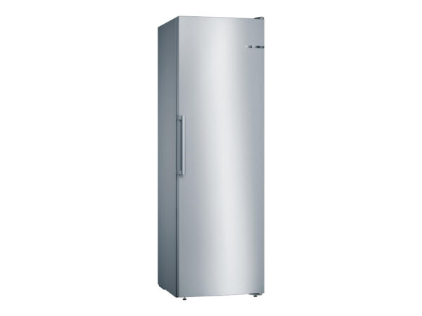 Bosch | Freezer | GSN36VIEP | Energy efficiency class E | Upright | Free standing | Height 186 cm | Total net capacity 242 L | No Frost system | Stainless steel