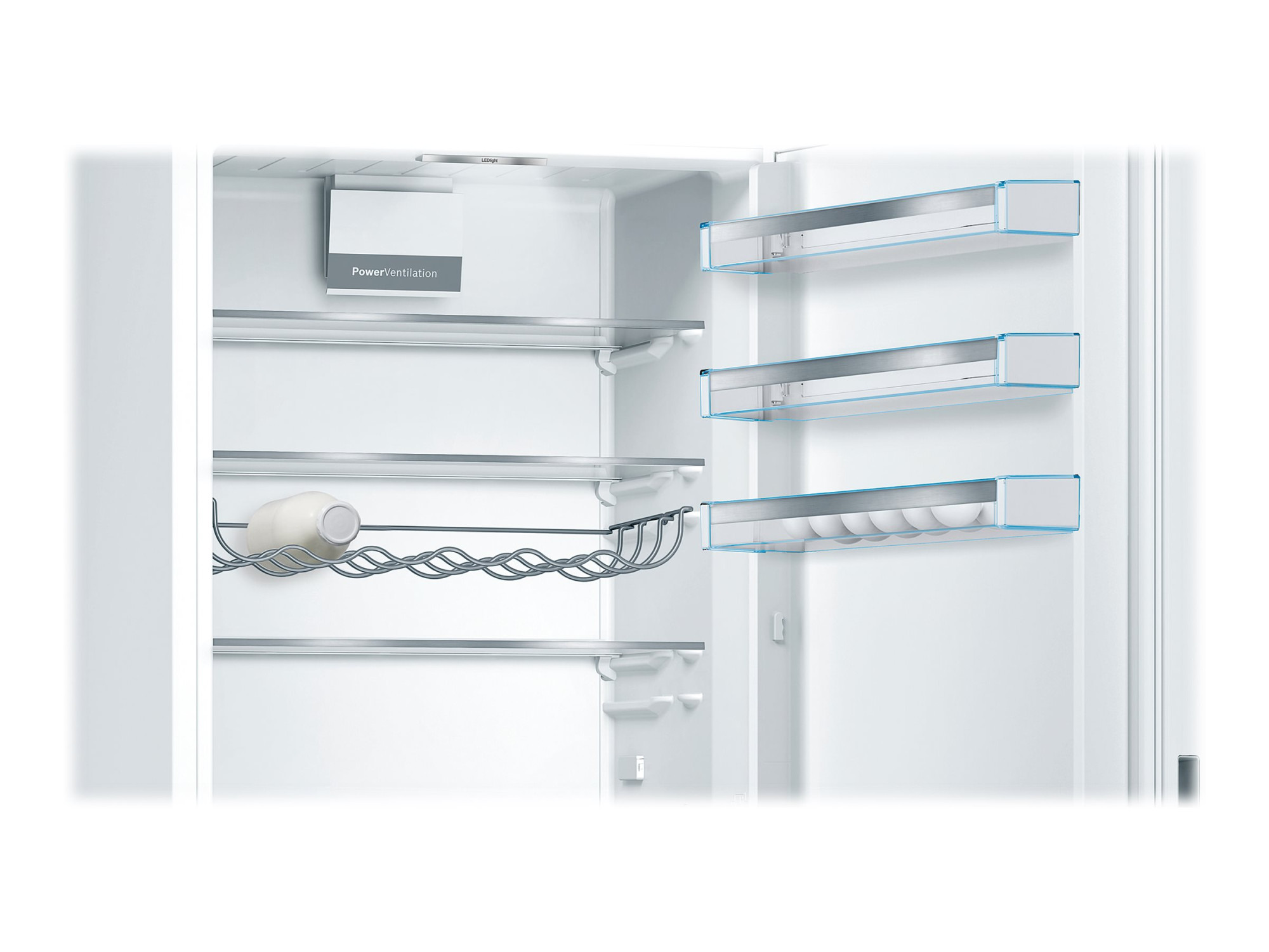 Bosch | Refrigerator | KGE49AWCA | Energy efficiency class C | Free standing | Combi | Height 201 cm | Fridge net capacity 302 L | Freezer net capacity 117 L | 38 dB | White - Image 11