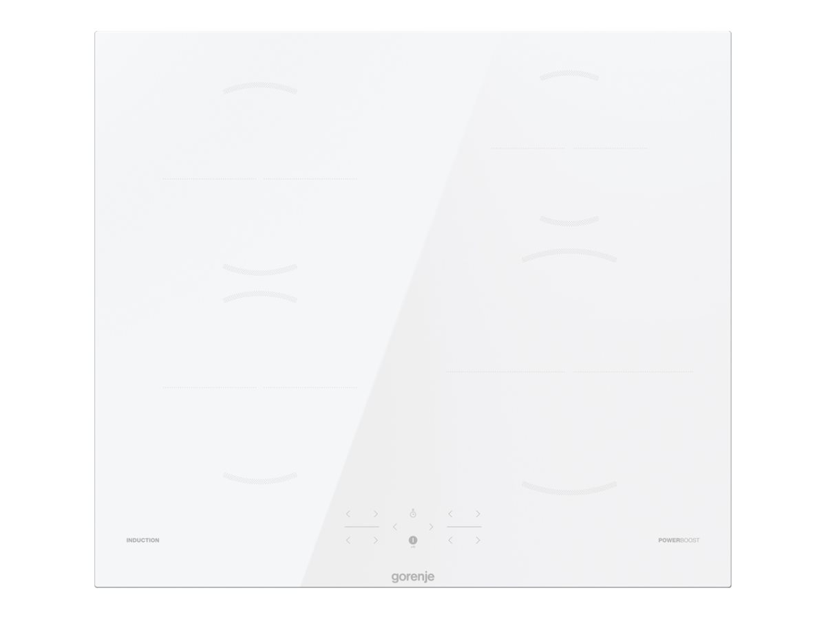 Gorenje | Hob | GI6401WSC | Induction | Number of burners/cooking zones 4 | Touch | Timer | White | Display - Image 2