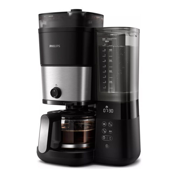 Philips | All-in-1 Brew Coffee Machine | HD7900/50 | Ground | Black/Stainless Steel