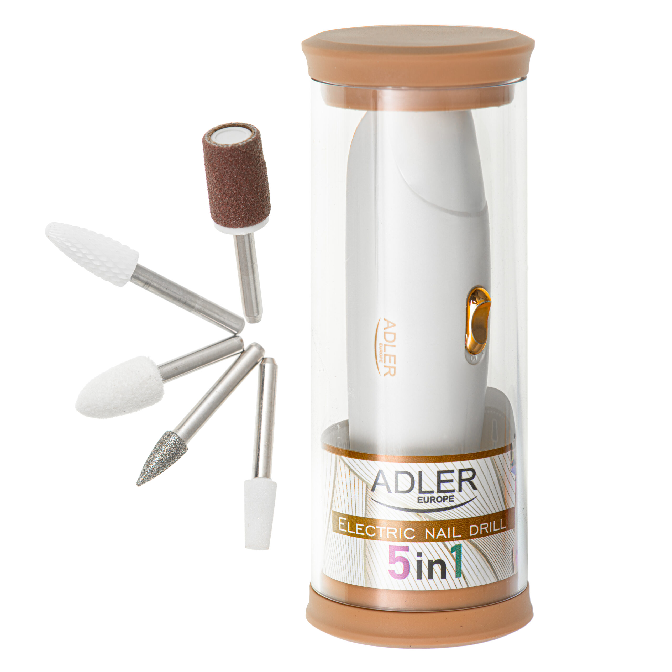 Adler | 5in1 Electric Nail Drill | AD 2179 | White - Image 10