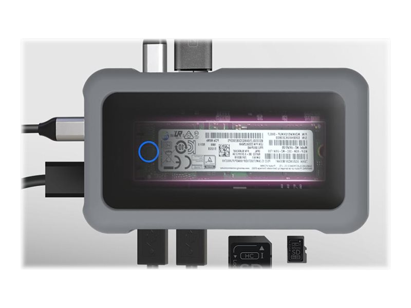 Raidsonic | DockingStation with NVMe slot | IB-DK2108M-C | HDMI ports quantity 1 - Image 9