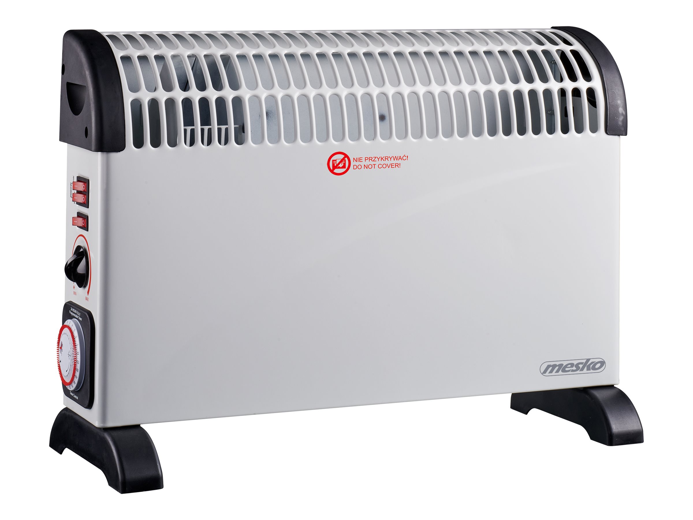 Mesko | Convector Heater with Timer and Turbo Fan | MS 7741w | Convection Heater | 2000 W | Number of power levels 3 | White - Image 2