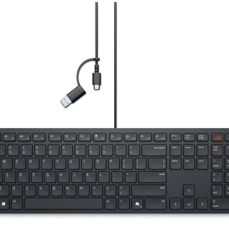Dell | Collaboration Keyboard | KB525C | Keyboard | Wired | Estonian (QWERTY) | Black | USB-C