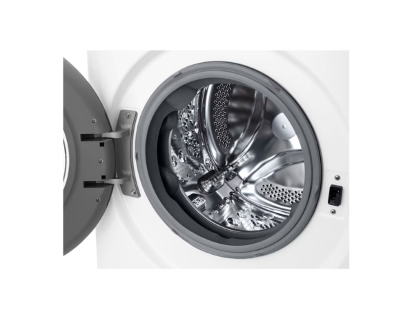 LG | Washing machine | F2WR508SWW | Energy efficiency class A-10% | Front loading | Washing capacity 8 kg | 1200 RPM | Depth 47.5 cm | Width 60 cm | Display | LED | Steam function | Direct drive | White - Image 5