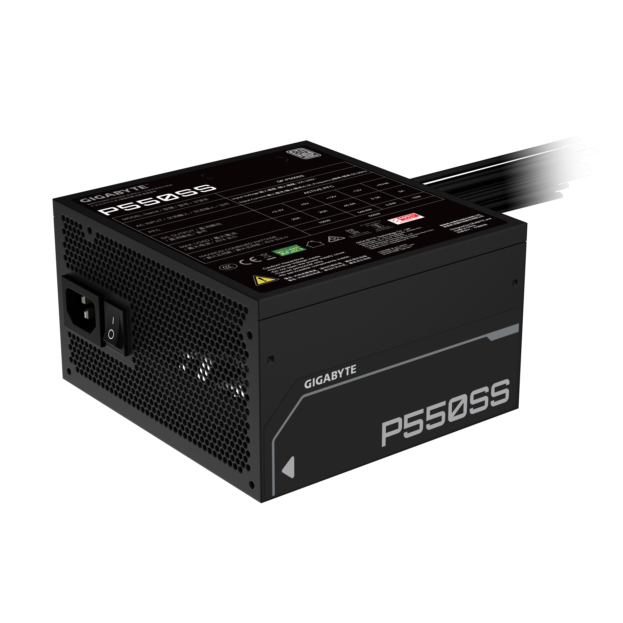 Gigabyte PSU | GP-P550SS GEU1 | 550 W - Image 6