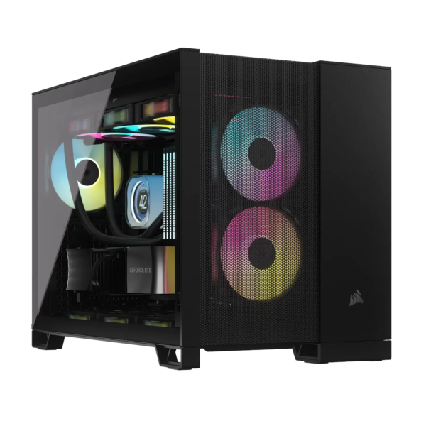 Corsair Dual Chamber PC Case | 2500D AIRFLOW | Black | Mid Tower | Power supply included No | Micro-ATX