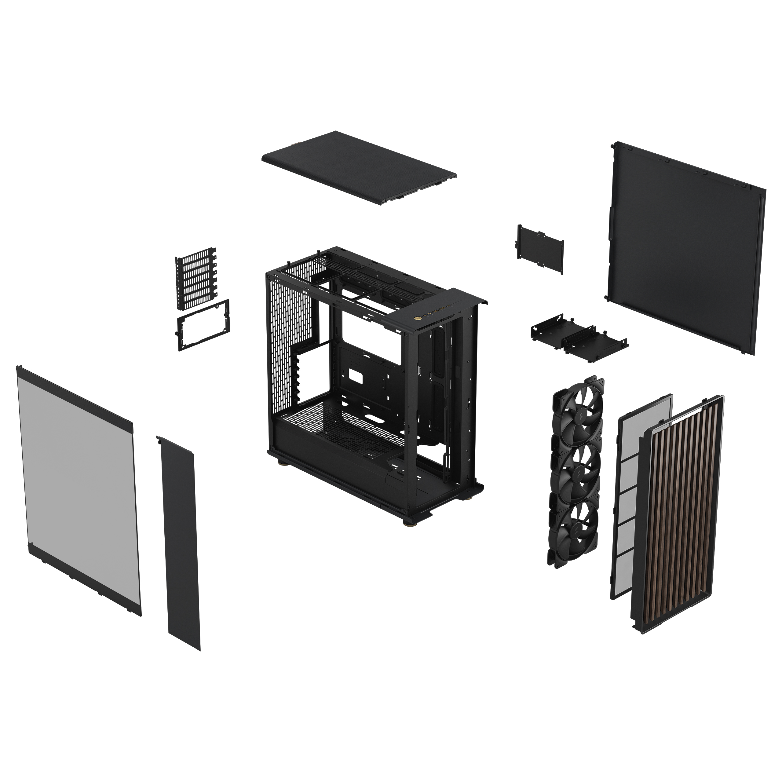 Fractal Design | North XL | Charcoal Black TG Dark | ATX | Power supply included No - Image 7