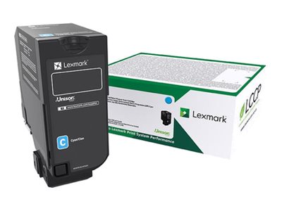 Lexmark CS725 Cyan Return Programme 12K Toner Cartridge | Lexmark 74C2HC0 | CS725 12K Toner Cartridge | Toner cartridge | Cyan
