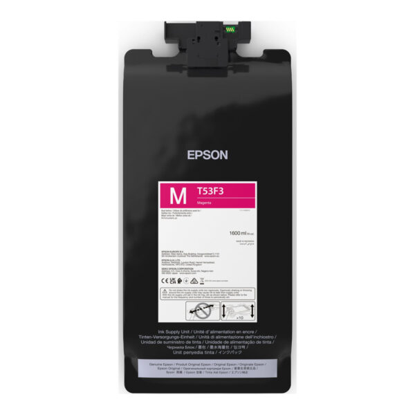 Epson P-Series T53F30N Magenta IIPS Ink 1600ml | Epson C13T53F30N | Epson T53F3 - magenta - original - ink pouch | Epson UltraChrome Pro6 | Magenta