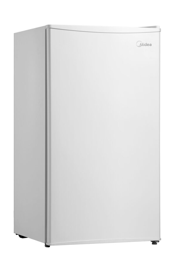 Midea Refrigerator | MDRD142FGE01 | Energy efficiency class E | Free standing | Larder | Height 86 cm | Fridge net capacity 93 L | 41 dB | White - Image 3
