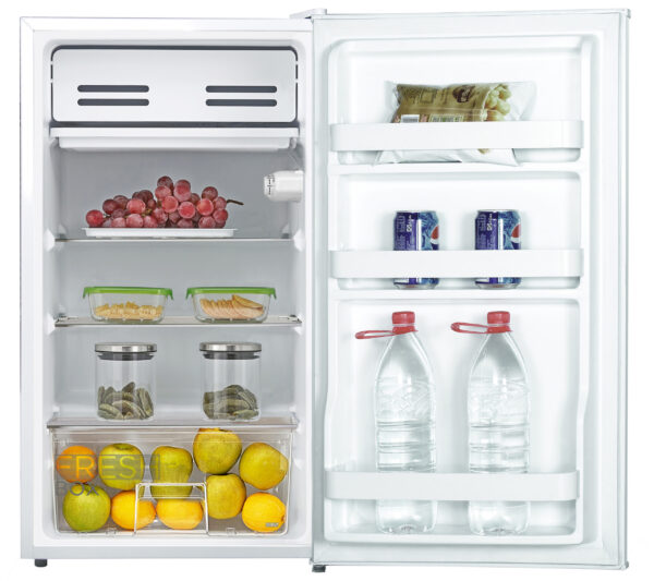 Midea Refrigerator | MDRD142FGE01 | Energy efficiency class E | Free standing | Larder | Height 86 cm | Fridge net capacity 93 L | 41 dB | White - Image 4