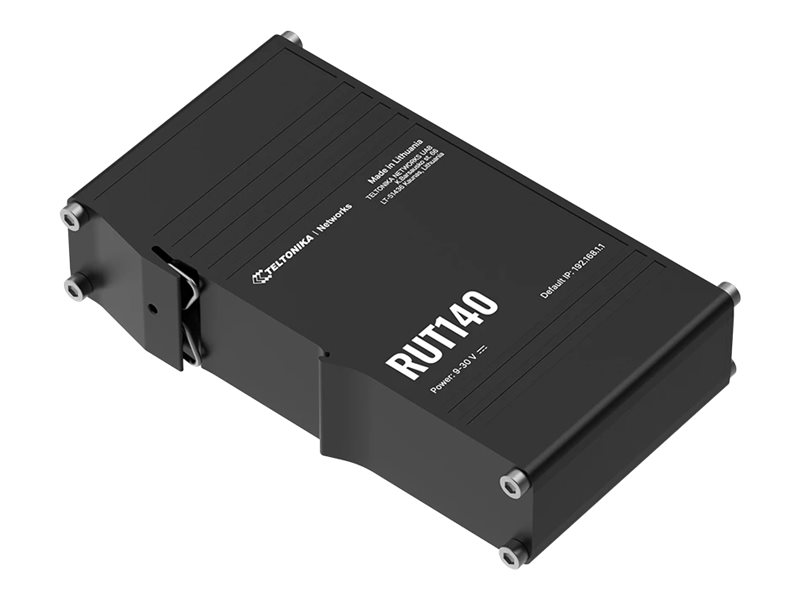 Ethernet Router | RUT140 | 802.11n | 10/100 Mbit/s | Ethernet LAN (RJ-45) ports 1 | Mesh Support Yes | MU-MiMO No | No mobile broadband - Image 4