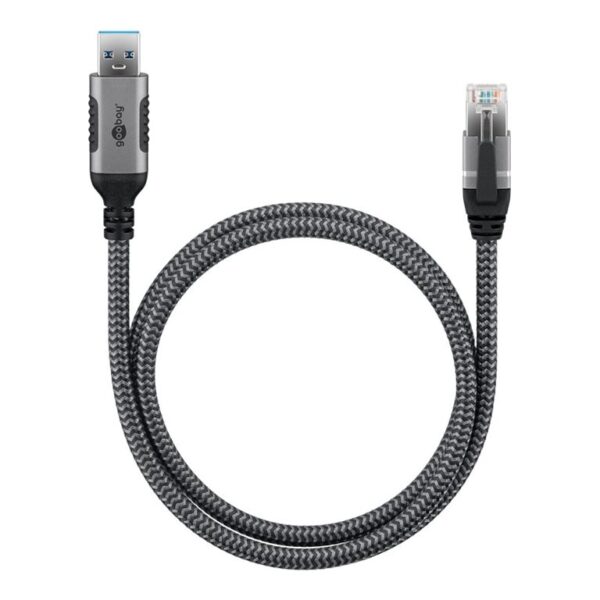Goobay | USB-A 3.0 to RJ45 Ethernet Cable, 1 m | 70299